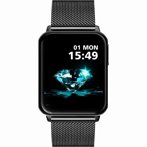 Gravity Smartwatch Gravity Biało Czarny 2 Paski GT17-8