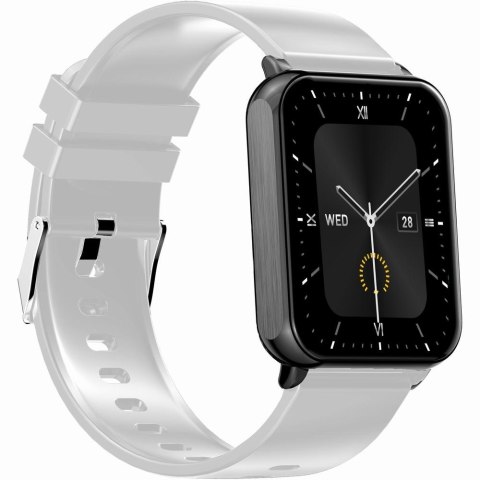 Gravity Smartwatch Gravity Biało Czarny 2 Paski GT17-8
