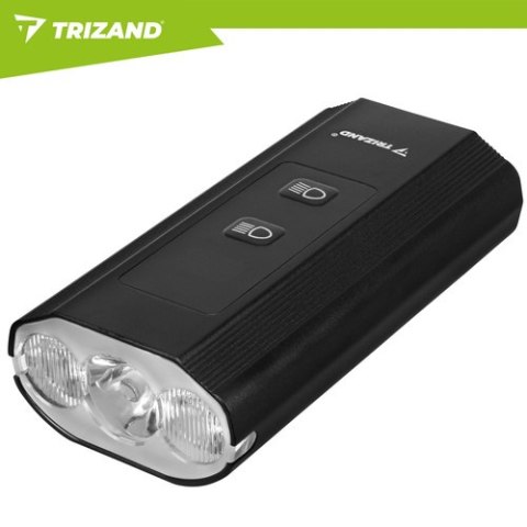 Lampka rowerowa LED 1300lm + tylna lampa Trizand TRIZAND