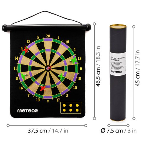 Magnetyczna tarcza do darta Meteor