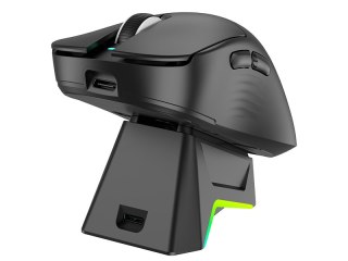 Mysz TRACER GAMEZONE NORD RGB (2.4GHz+BT) RF + Stacja Dokujaca TRACER