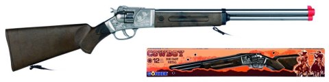 Strzelba kowbojska metalowa 12 naboi gonher PULIO