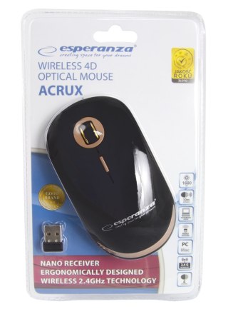 EM127 Esperanza mysz bezprz. 2.4ghz 4d opt. usb acrux Esperanza