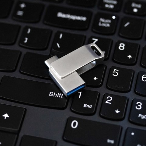 Pendrive Goodram USB + USB C 64GB srebrny Goodram