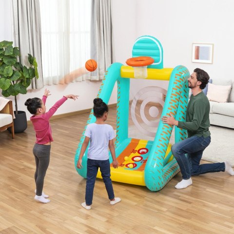 Dmuchana Gra Ogrodowa 3w1 Koszykówka Rzut do Celu Bestway 52813 BESTWAY
