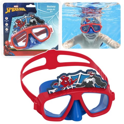 Maska Okulary Do Nurkowania Dziecięca Spiderman Bestway 98023 BESTWAY