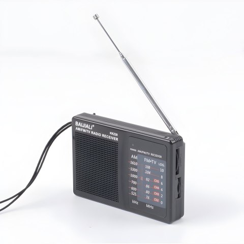 Radio kuchenne budowlane bateryjne fm am jack kieszonkowe małe na baterię RTO