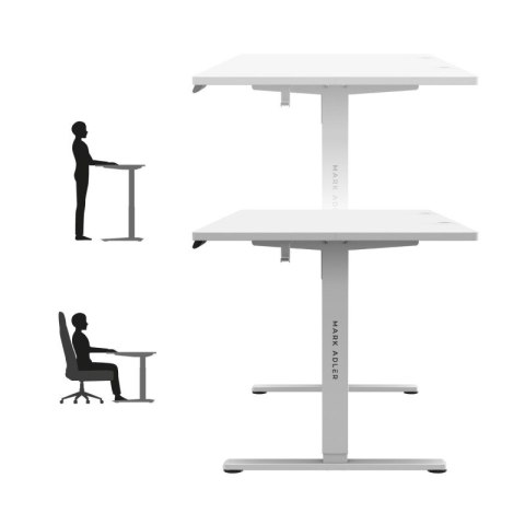 Biurko elektryczne Leader 7.6 White 160 cm