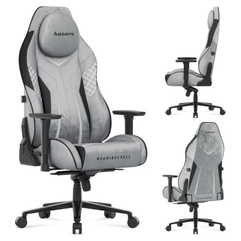 Fotel gamingowy zamszowy Force 8.3 Grey