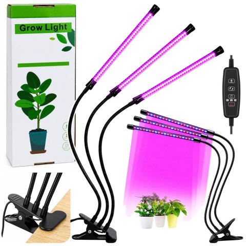 Lampa LED Do Wzrostu Uprawy i Doświetlania Roślin Potrójna Moduły Klips LEAN