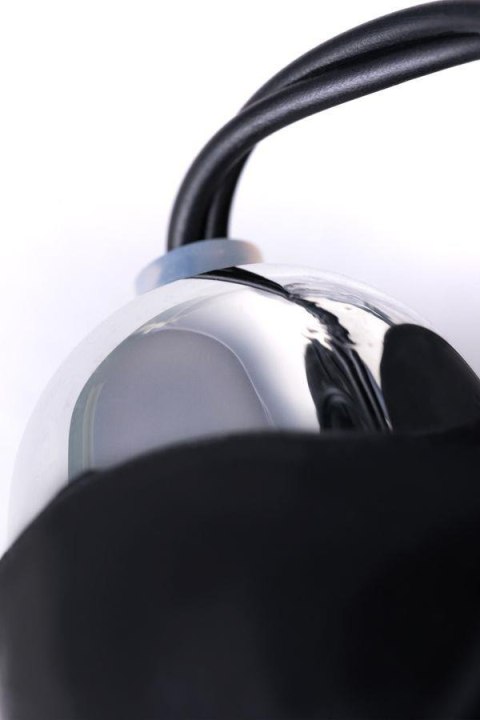 Pompka do penisa z wibracją A-Toys transparentna czarna 22,8 cm