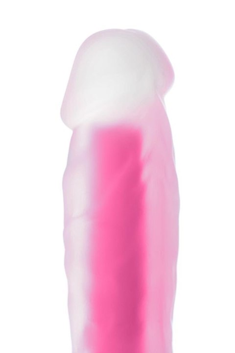 Dildo żelowe świecące Peter Glow Beyond różowe 16,5 cm