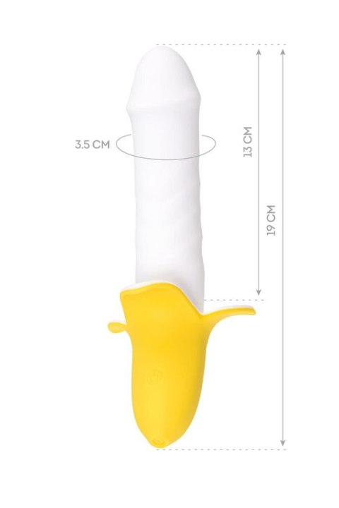 Wibrator punktu G silikonowy JOS B-nana 19 cm