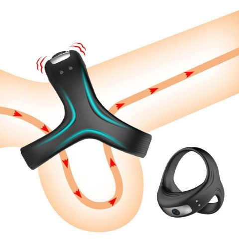 Wibrujący pierścień erekcyjny Lovesecret Premium silikonowy wodoodporny USB