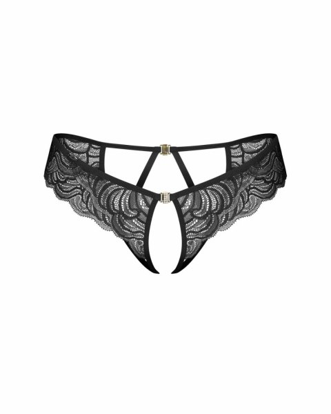 Koronkowe stringi otwarte Divienne Obsessive L/XL