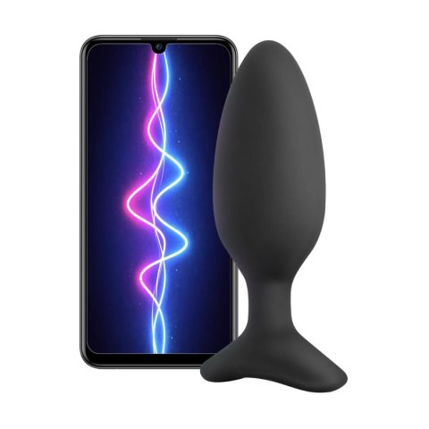 Korek analny wibrujący Lovense Hush 2 M sterowany aplikacją 44 mm USB