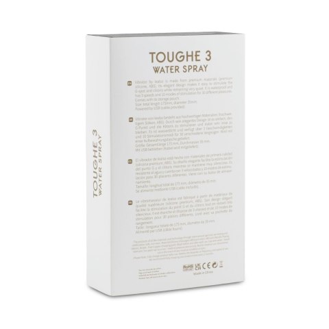 Wibrator dual punktu G B Series TOUGHE 3 silikonowy z pilotem