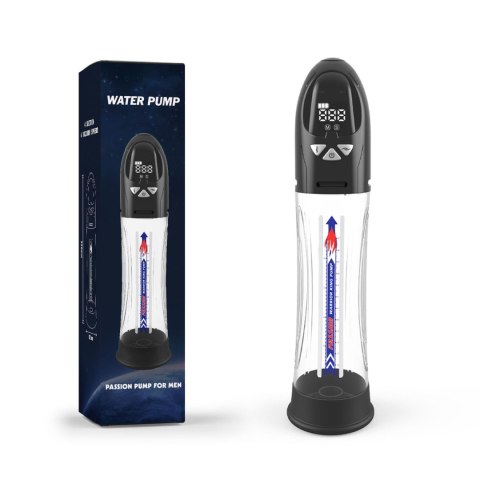 Pompka automatyczna Passion Pump wodoodporna LCD ładowalna 21 cm