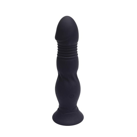 Silikonowy wibrator analny posuwisty Dionysus Fantasy 15 cm