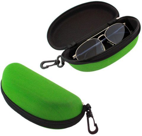 AG177G Twarde etui na okulary zielony ATL