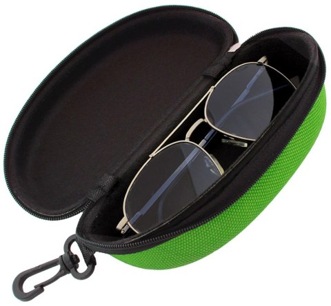 AG177G Twarde etui na okulary zielony ATL