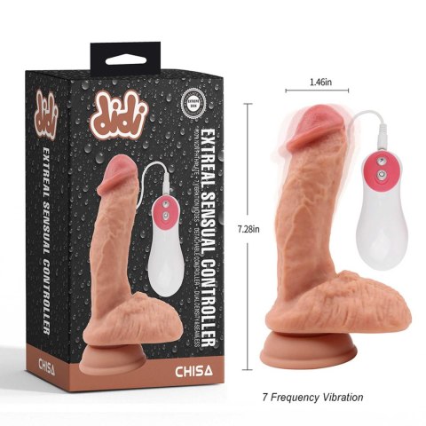 Wibrator realistyczny didi Extreal cielisty 18,5 cm