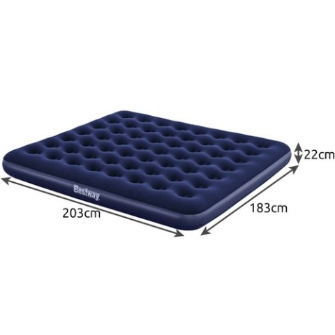 Materac dwuosobowy 203x183x22cm - BESTWAY 67004 BESTWAY