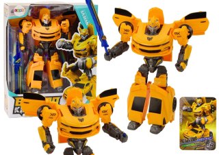 Auto-Robot 2w1 Transformacja Sportowy Żółty LEAN TOYS