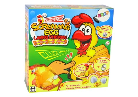 Gra Screaming Egg Kura Dla Całej Rodziny LEAN TOYS