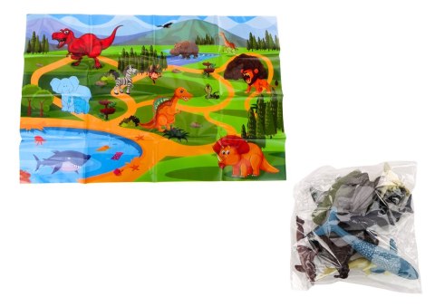 Jajo Z Figurkami Zwierząt Morskich Rośliny Ośmiornica 26 El LEAN TOYS