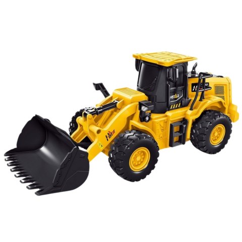 Koparka Buldożer Zdalnie Sterowany RC 2.4G 6CH Żółty LEAN TOYS