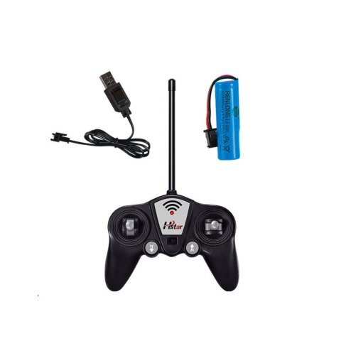 Koparka Buldożer Zdalnie Sterowany RC 2.4G 6CH Żółty LEAN TOYS