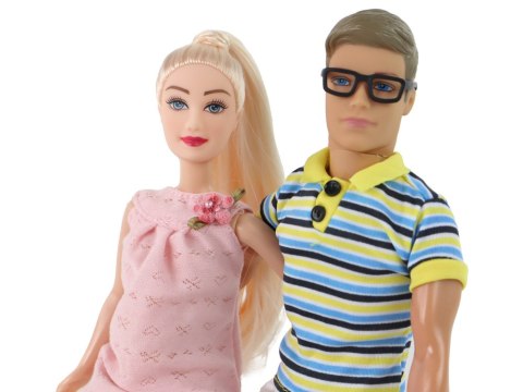 Lalka Rodzina Chłopak Dziewczyna Lucy w Ciąży LEAN TOYS