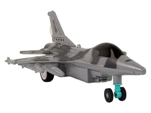 Odrzutowiec Zdalnie Sterowany Pilot Szary LEAN TOYS