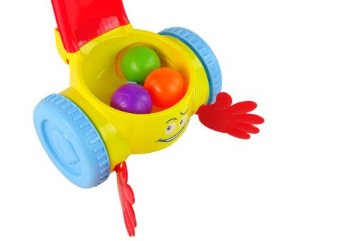 Pchacz Zbieracz Piłek Kulek Dla Dzieci LEAN TOYS