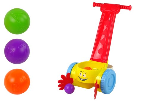 Pchacz Zbieracz Piłek Kulek Dla Dzieci LEAN TOYS