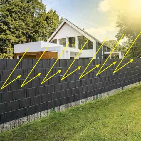 Taśma ogrodzeniowa 19cmx35m 450g/m2 antracyt 23696 GARDLOV