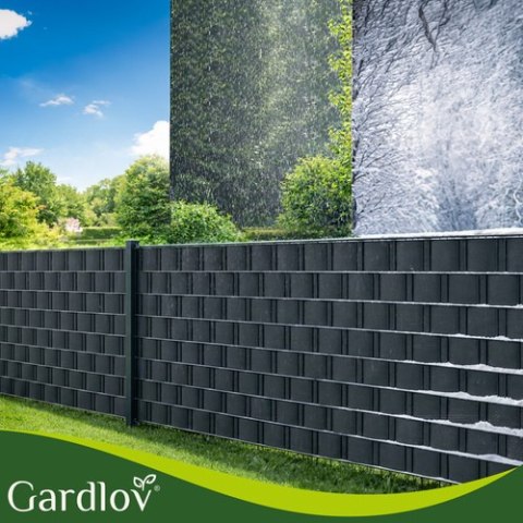 Taśma ogrodzeniowa 19cmx35m 630g/m2 antracyt 23703 GARDLOV