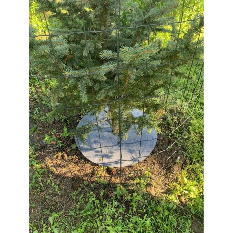Zestaw krążków antychwastowych 3 szt., Bertoni - 40 cm, szary Bertoni