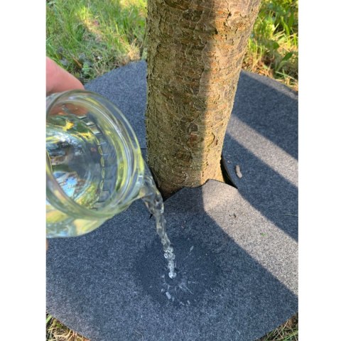 Zestaw krążków antychwastowych 3 szt., Bertoni - 40 cm, szary Bertoni