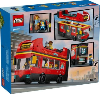 60407 | Czerwony, piętrowy Autokar LEGO