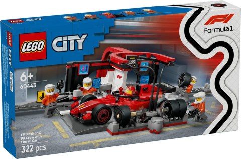 60443 | F1® Pit stop i mechanika z bolidem Ferrari LEGO