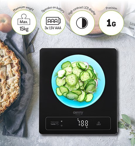 CR 3175 Waga kuchenna - 15kg - bezdotykowe tarowanie CAMRY