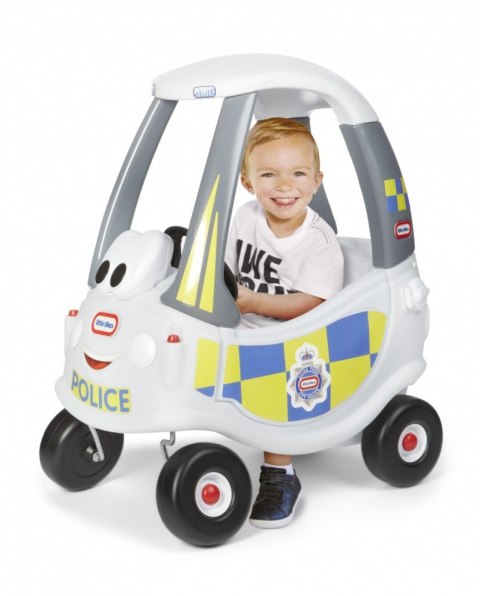 Jeździk cozy coupe policja biała LITTLE TIKES
