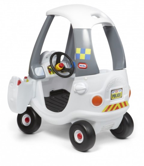 Jeździk cozy coupe policja biała LITTLE TIKES