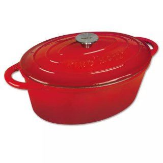 Brytfanka 6,2l, żeliwo czerwony kinghoff KINGHoff