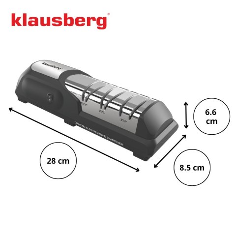 Elektryczna diamentowa ostrzałka do noży, precyzyjne ostrzenie i polerowanie noży kuchennych, klausberg, kb-7945 Klausberg