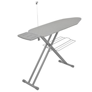 Large ironing board, heat reflect, adjustable stable shelf, 122x38cm KINGHoff