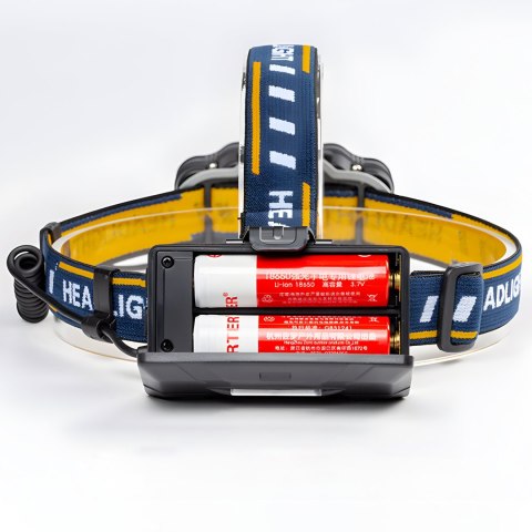 Latarka czołowa 8 led cree cob czołówka mocna wodoodporna akumulatorowa usb RTO