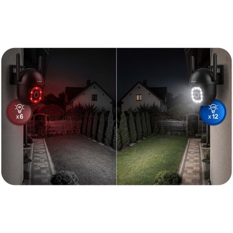 Zewnętrzna kamera WiFi obrotowa IP obrotowa 5MP Berdsen BD-943